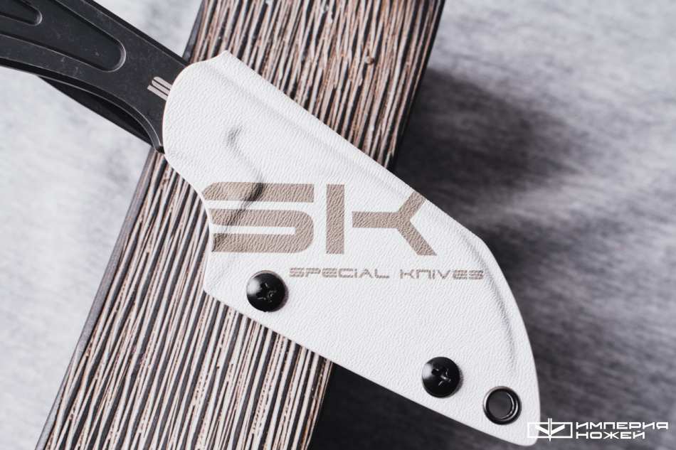 Скелетный нож RIP Blackwash White Kydex (Белый кайдекс) – Special Knives фото 8