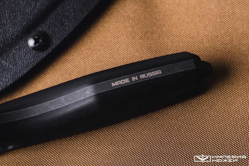 Нож скрытого ношения с фиксированным клинком Grave Blackwash Aus 10 – N.C.Custom фото 6
