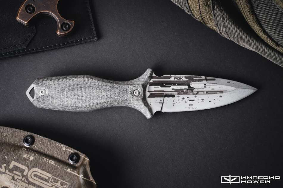 Нож скрытого ношения с фиксированным клинком Grave PGK – N.C.Custom фото 2