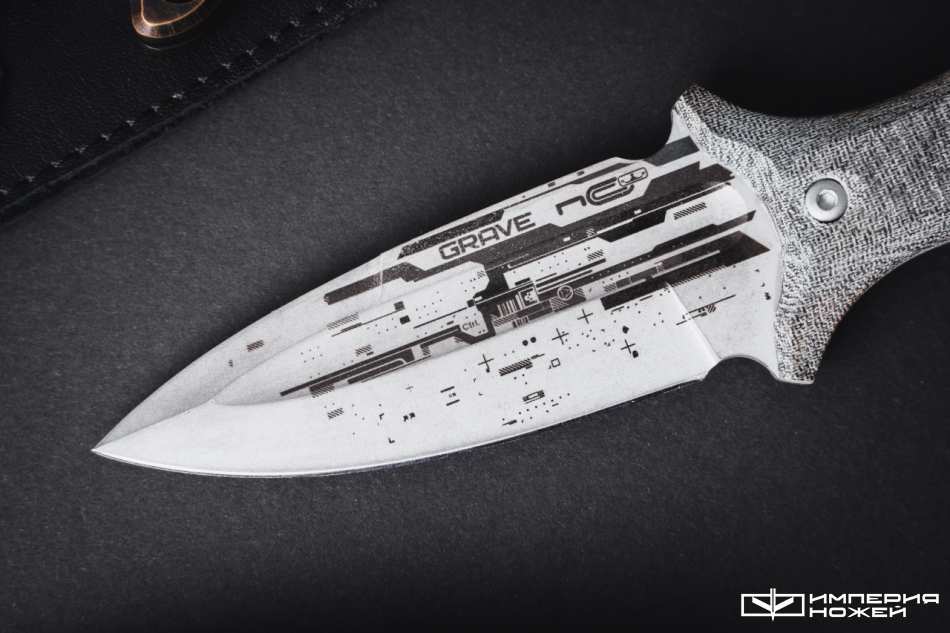 Нож скрытого ношения с фиксированным клинком Grave PGK – N.C.Custom фото 3
