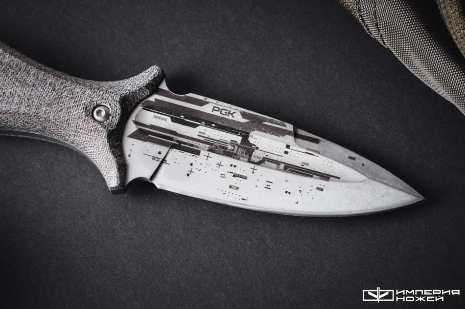 Нож скрытого ношения с фиксированным клинком Grave PGK – N.C.Custom фото 4