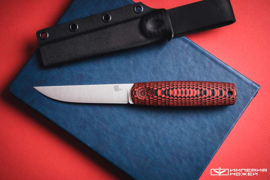 Нож с фиксированным клинком North-SF N690 Красная G10 – Owl Knife