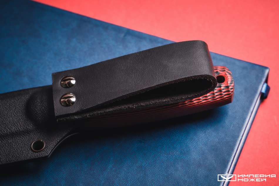 Нож с фиксированным клинком North-SF N690 Красная G10 – Owl Knife фото 6