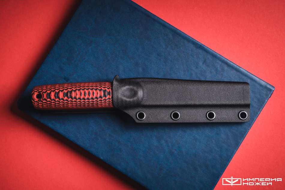 Нож с фиксированным клинком North-SF N690 Красная G10 – Owl Knife фото 7