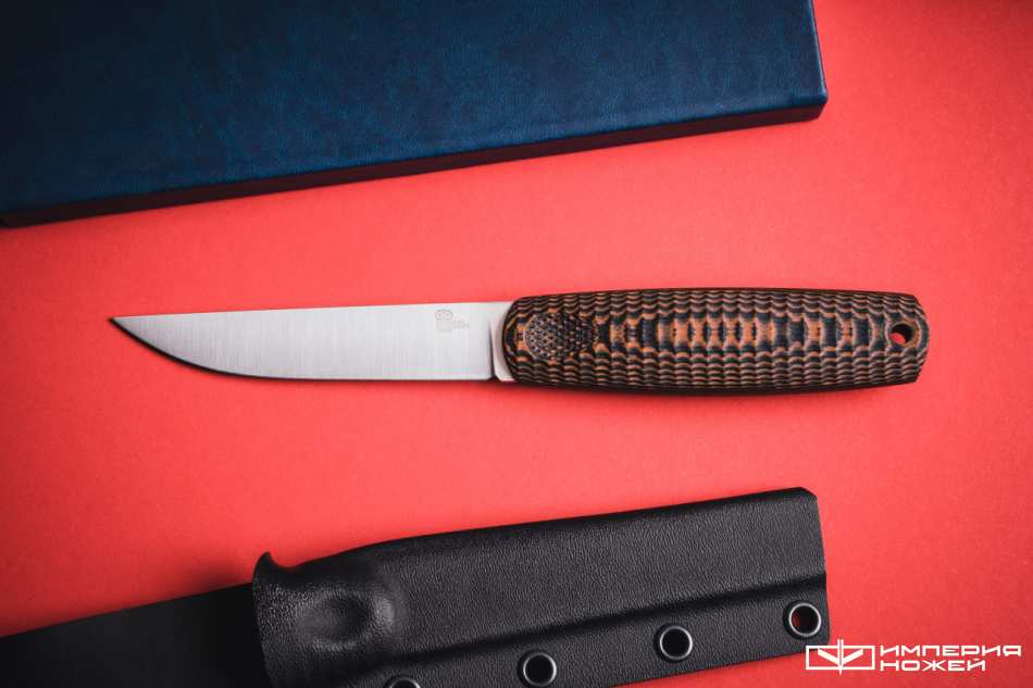 Нож с фиксированным клинком North-SF N690 Оранжевый G10 – Owl Knife
