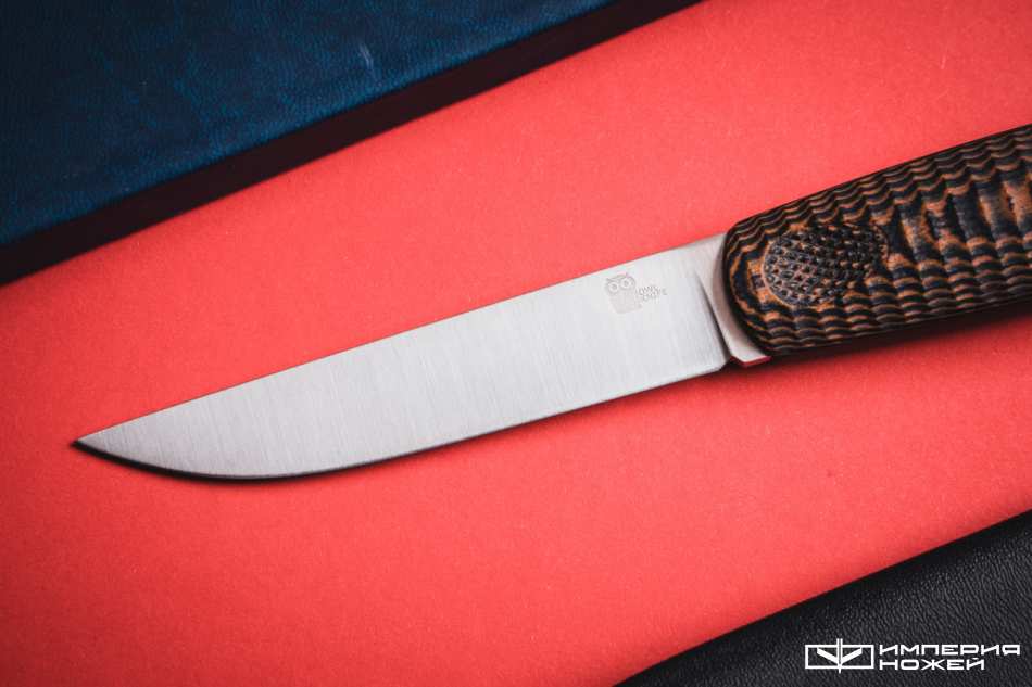 Нож с фиксированным клинком North-SF N690 Оранжевый G10 – Owl Knife фото 3