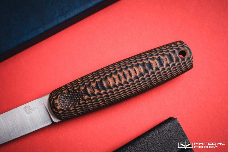 Нож с фиксированным клинком North-SF N690 Оранжевый G10 – Owl Knife фото 4