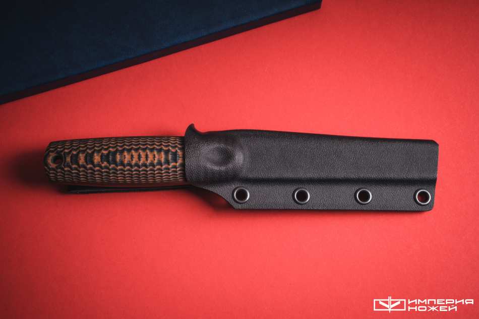 Нож с фиксированным клинком North-SF N690 Оранжевый G10 – Owl Knife фото 7
