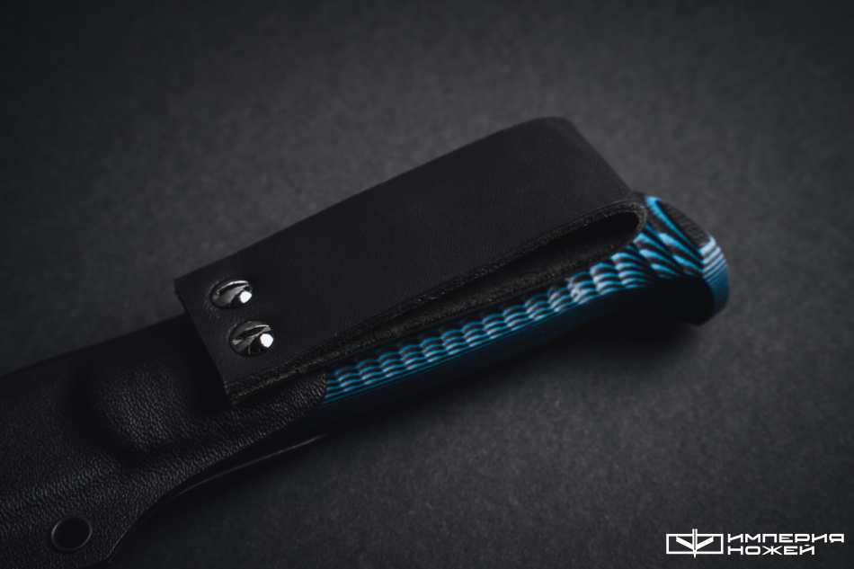 Нож с фиксированным клинком North N690 Синий G10 – Owl Knife фото 6