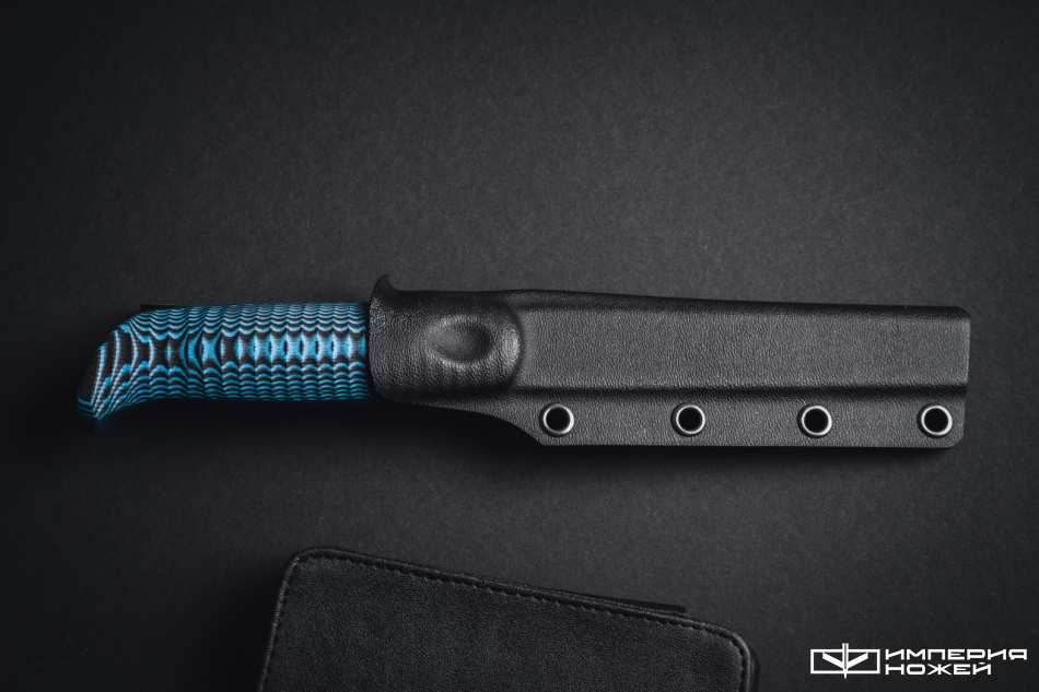 Нож с фиксированным клинком North N690 Синий G10 – Owl Knife фото 7