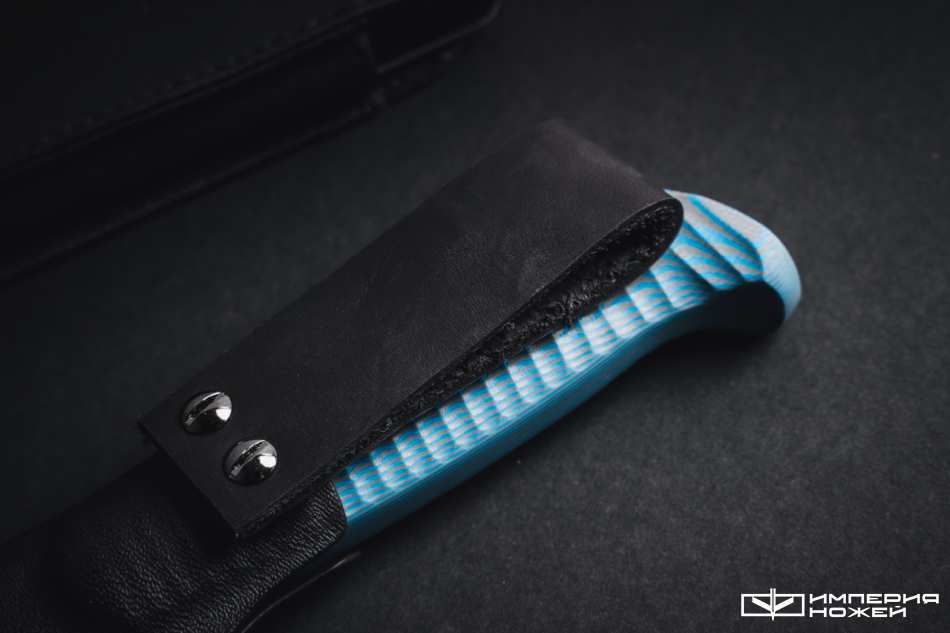 Нож с фиксированным клинком North N690 Голубой G10 – Owl Knife фото 6