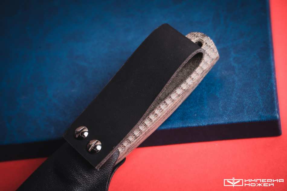 Нож с фиксированным клинком North-SF N690 Коричневая Микарта – Owl Knife фото 6