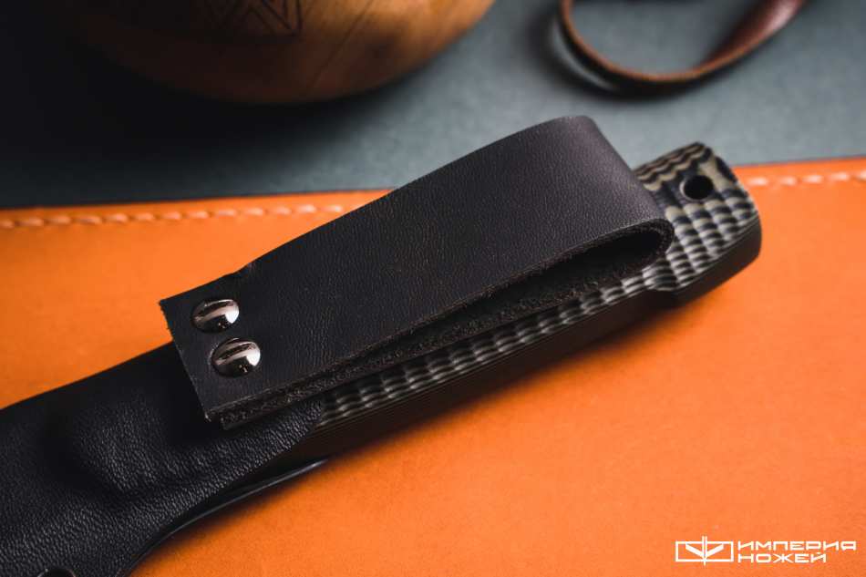 Нож с фиксированным клинком North-F Сучок M390 Black/Olive G10 – Owl Knife фото 6