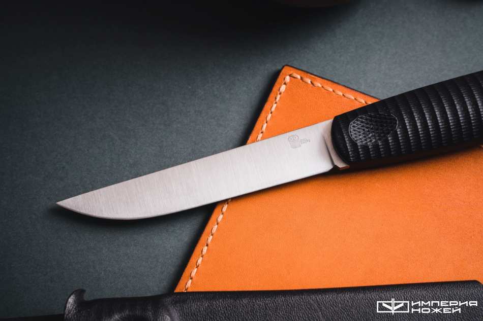 Нож с фиксированным клинком North-F Грибок N690 Black G10 – Owl Knife фото 3