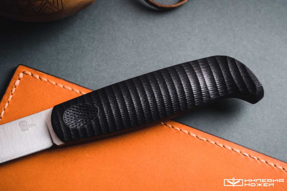 Нож с фиксированным клинком North-F Грибок N690 Black G10 – Owl Knife фото 4