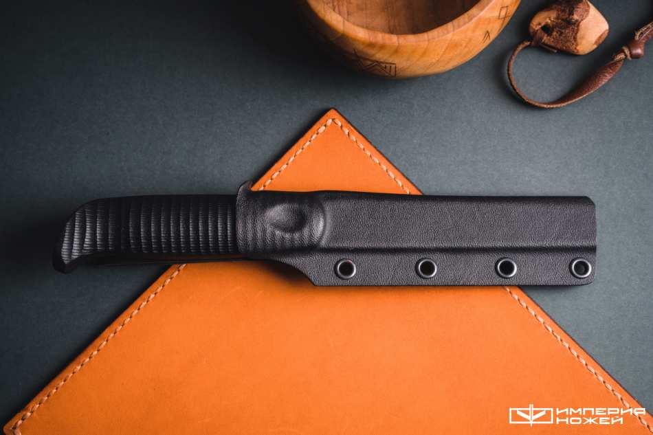 Нож с фиксированным клинком North-F Грибок N690 Black G10 – Owl Knife фото 7