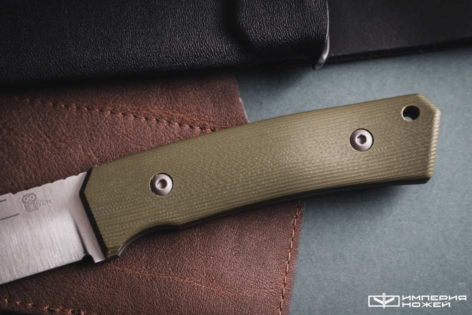 Нож с фиксированным клинком Barn-F M390 Olive G10 – Owl Knife фото 4