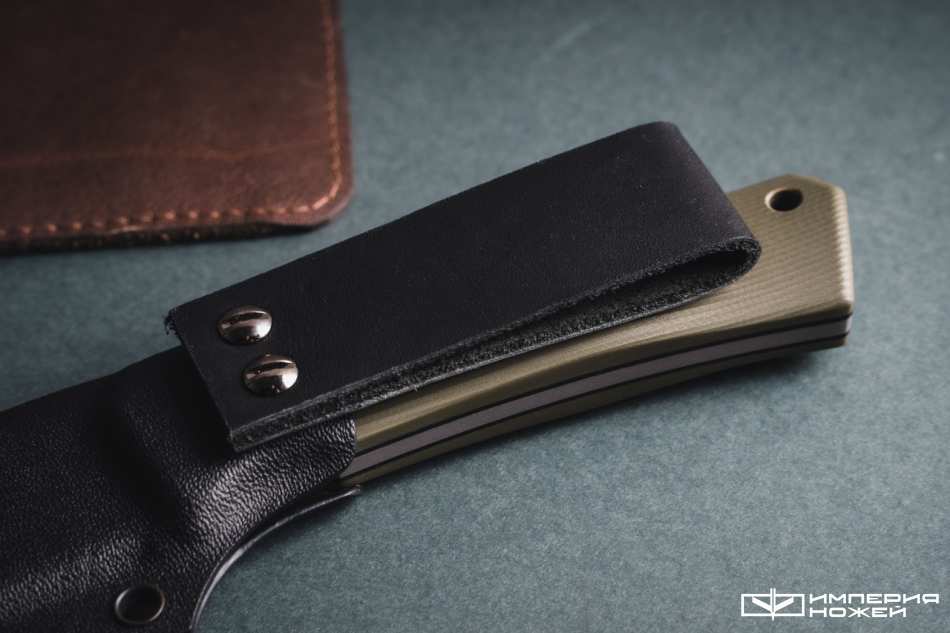 Нож с фиксированным клинком Barn-F M390 Olive G10 – Owl Knife фото 6