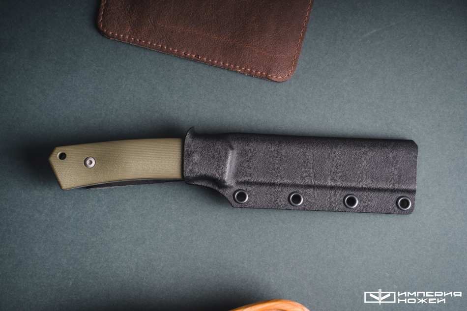 Нож с фиксированным клинком Barn-F M390 Olive G10 – Owl Knife фото 7