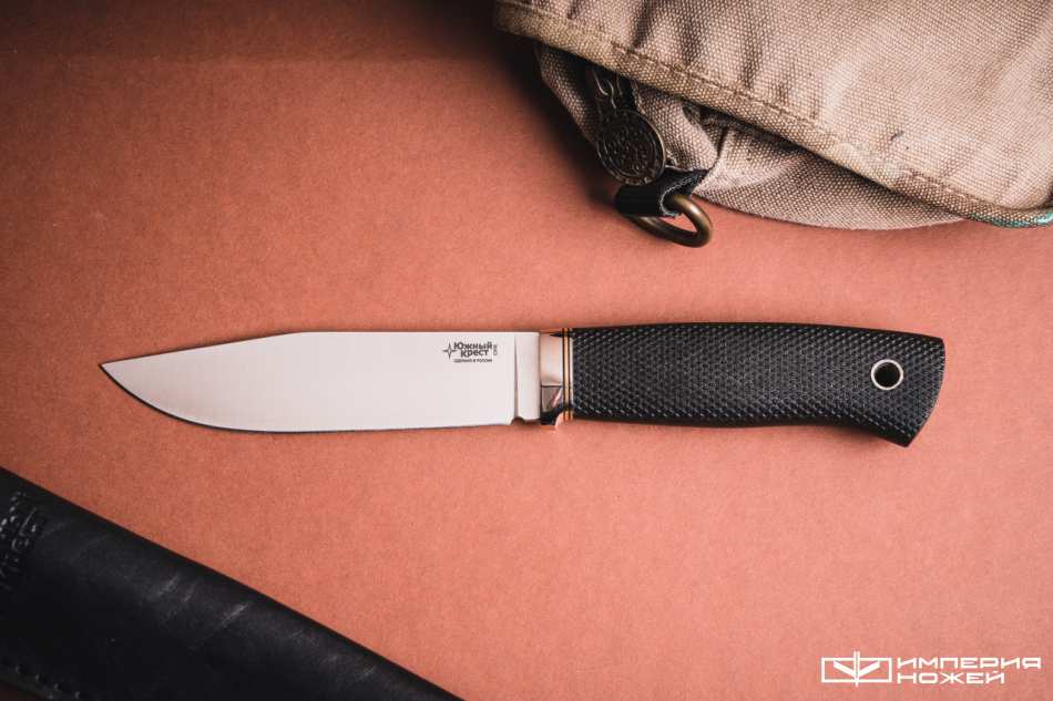 Нож с фиксированным клинком Бер Эксперт CPR Черная Микарта – Южный Крест