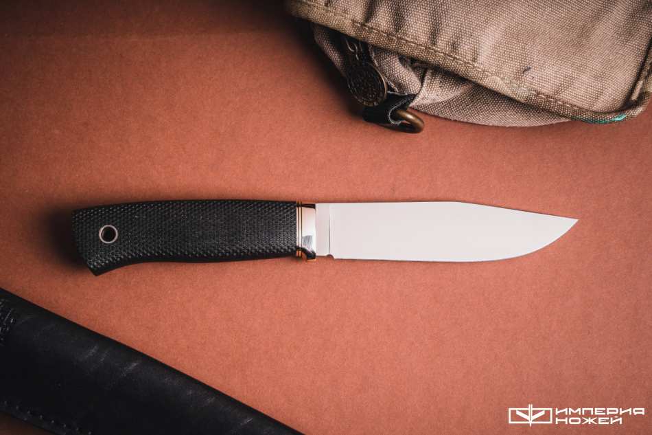 Нож с фиксированным клинком Бер Эксперт CPR Черная Микарта – Южный Крест фото 2