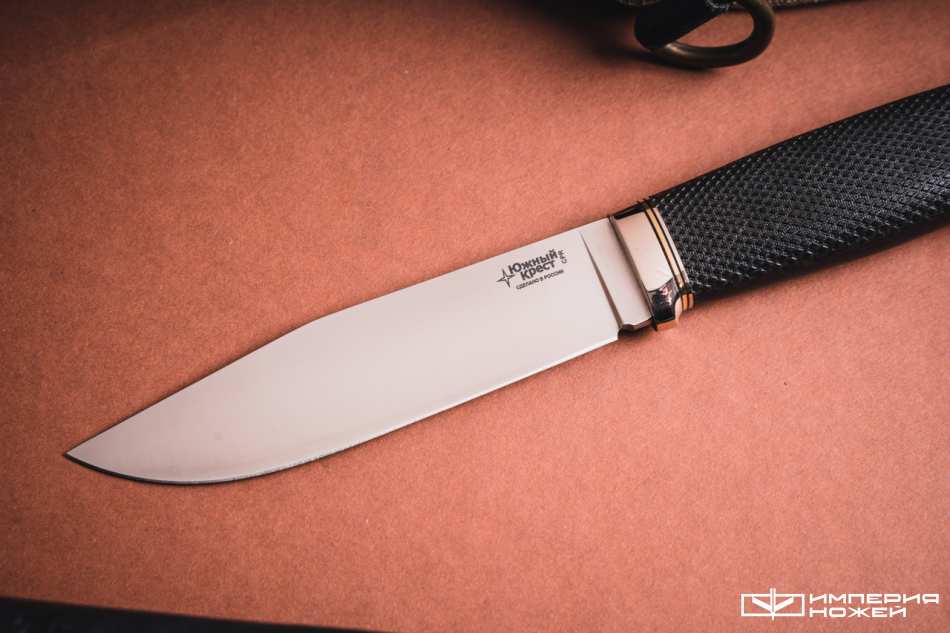 Нож с фиксированным клинком Бер Эксперт CPR Черная Микарта – Южный Крест фото 3