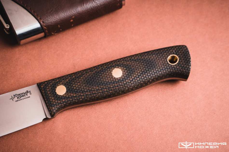 Нож с фиксированным клинком Модель X CPR Микарта Питон – Южный Крест фото 4