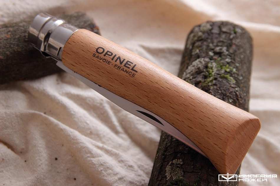 складной нож Opinel №10, нержавеющая сталь, бук, блистер – Opinel фото 5