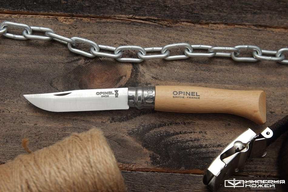 Складной нож Opinel №8VRI бук, нержавеющая сталь, блистер  – Opinel