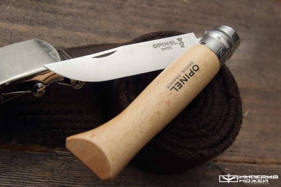 Складной нож Opinel №8VRI бук, нержавеющая сталь, блистер  – Opinel фото 4