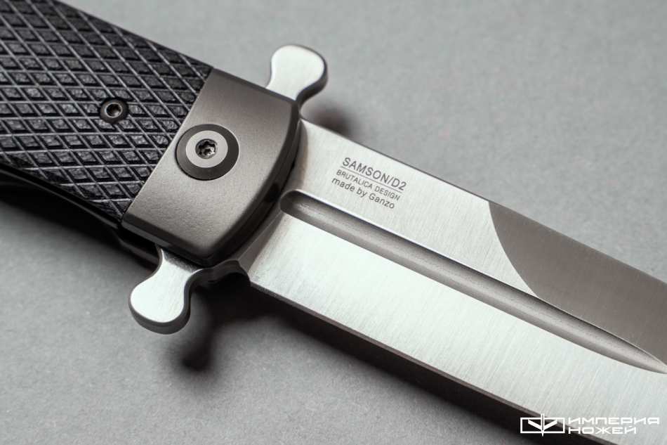 Складной нож Adimanti Samson Black Brutalica Design – Ganzo фото 4