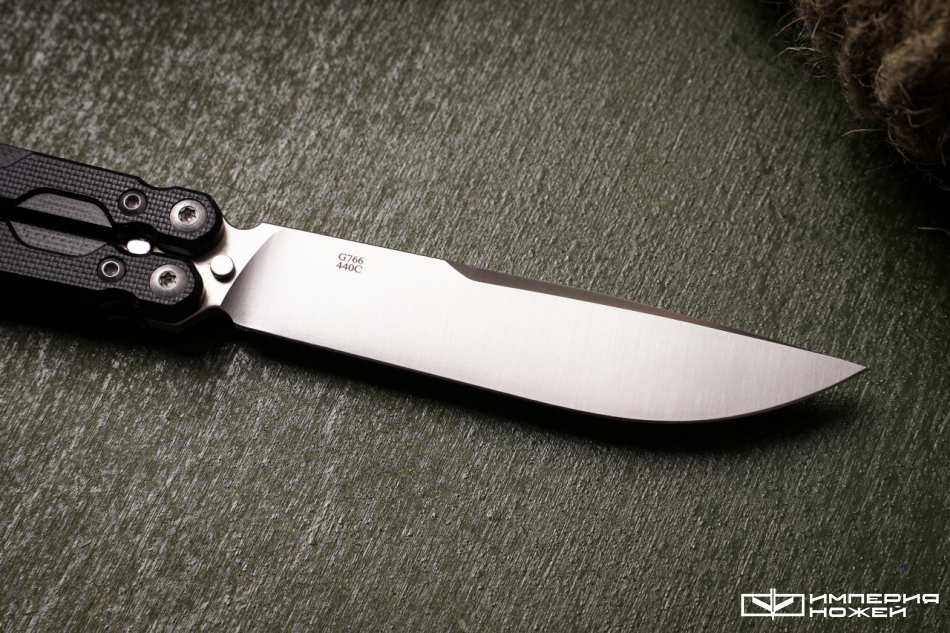 Складной нож-бабочка G766-BK – Ganzo фото 2