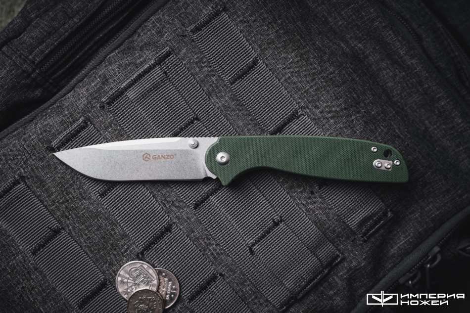 Складной нож G6803-GB Зеленый – Ganzo