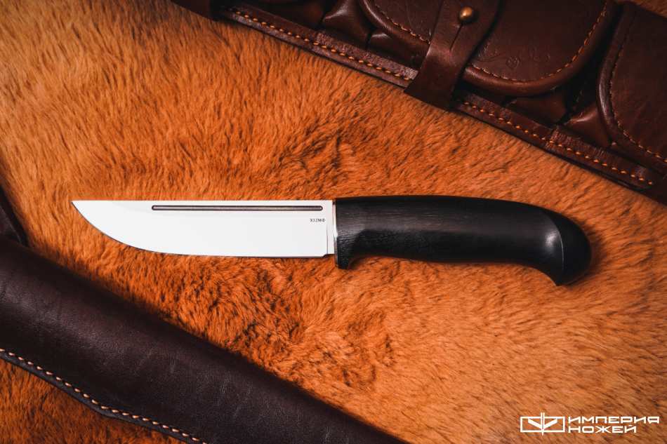 Нож с фиксированным клинком Барбус, Х12МФ, Граб – Sander
