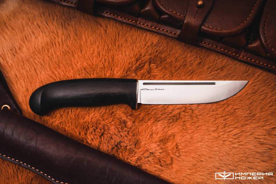 Нож с фиксированным клинком Барбус, Х12МФ, Граб – Sander фото 2