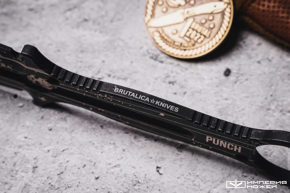 Нож скрытого ношения с фиксированным клинком Punch Blackwash – Brutalica фото 4