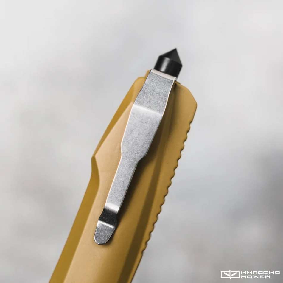 Автоматический фронтальный выкидной нож Rover (Stonewash, Tan) - Shifter – Mr.Blade фото 7