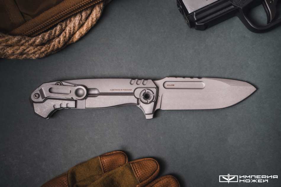 Складной нож Ultras-F Stonewash, Tan – N.C.Custom фото 2