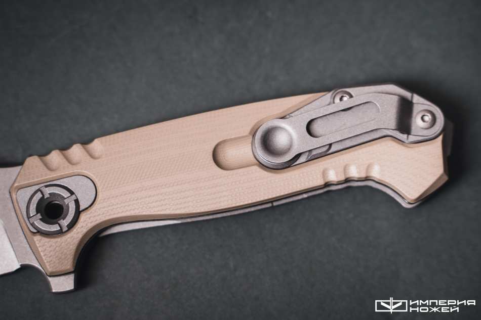 Складной нож Ultras-F Stonewash, Tan – N.C.Custom фото 3