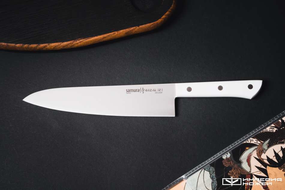Кухонный шеф нож Harakiri SHR-0085W – Samura