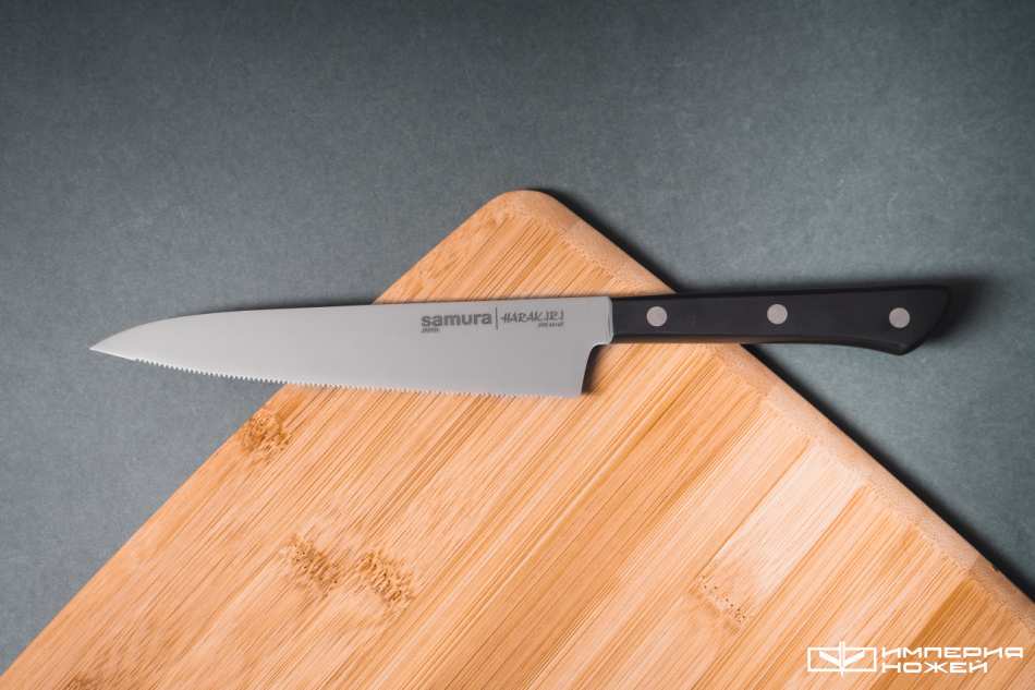 Кухонный нож серрейтор Harakiri SHR-0024B – Samura