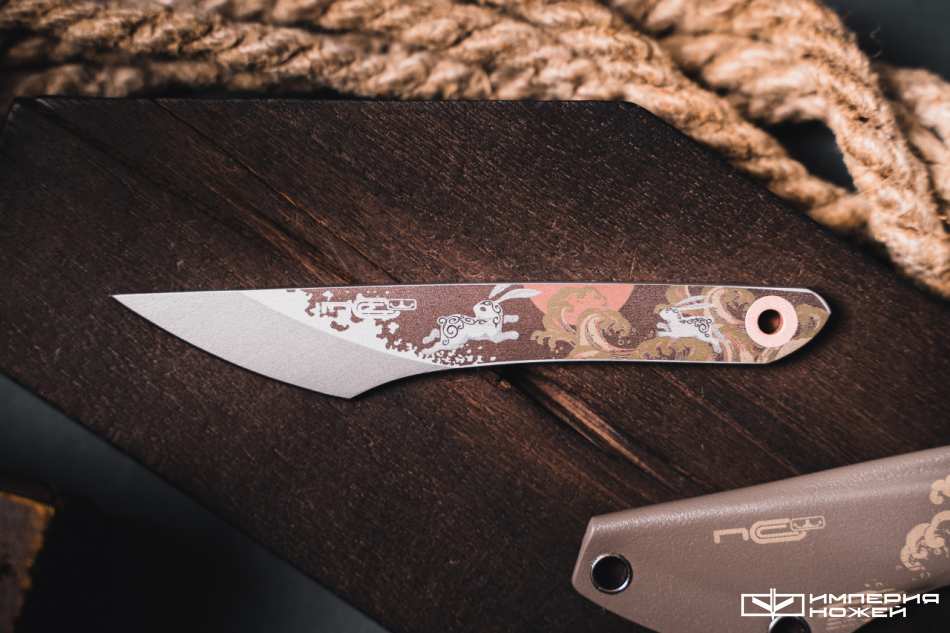 Киридаши KOI Rabbit Blue, Bead Blast – N.C.Custom