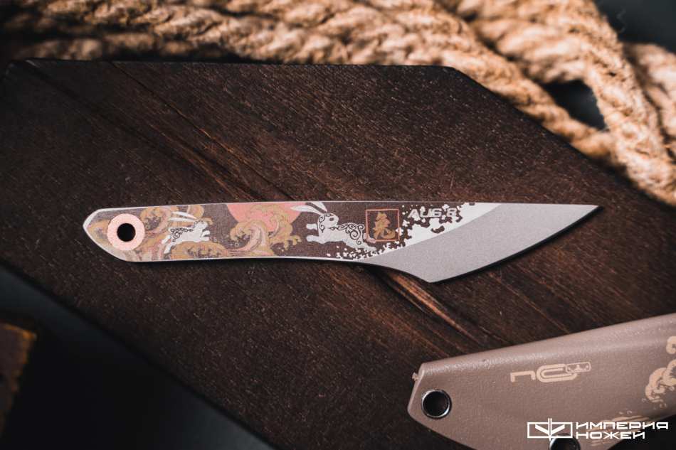 Киридаши KOI Rabbit Blue, Bead Blast – N.C.Custom фото 2