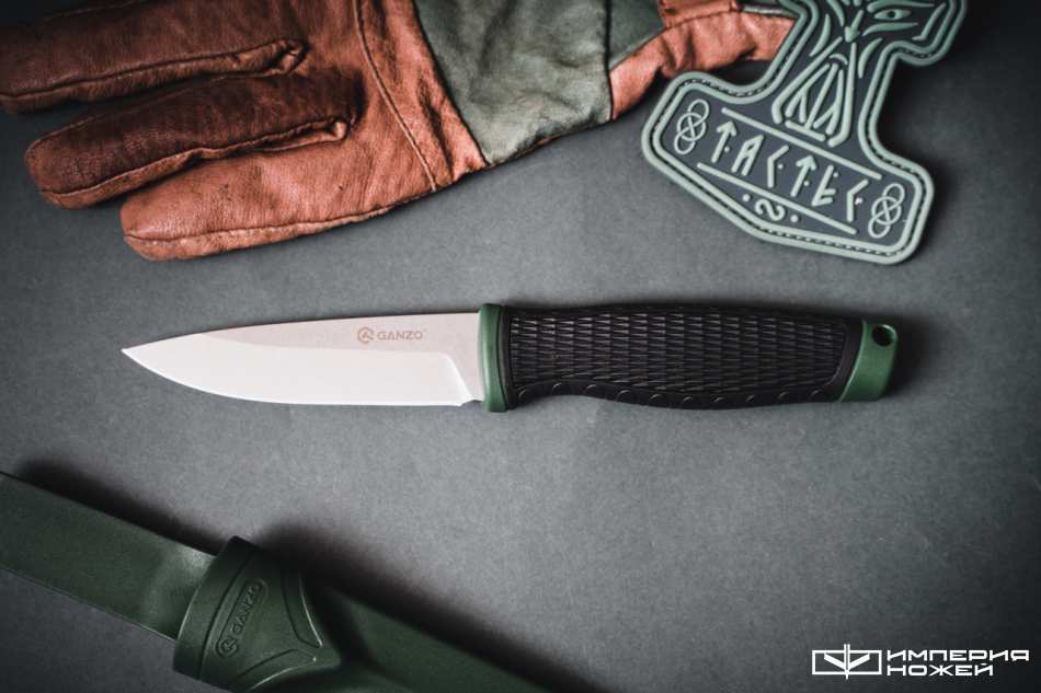 Нож с фиксированным клинком G806 Зеленый – Ganzo