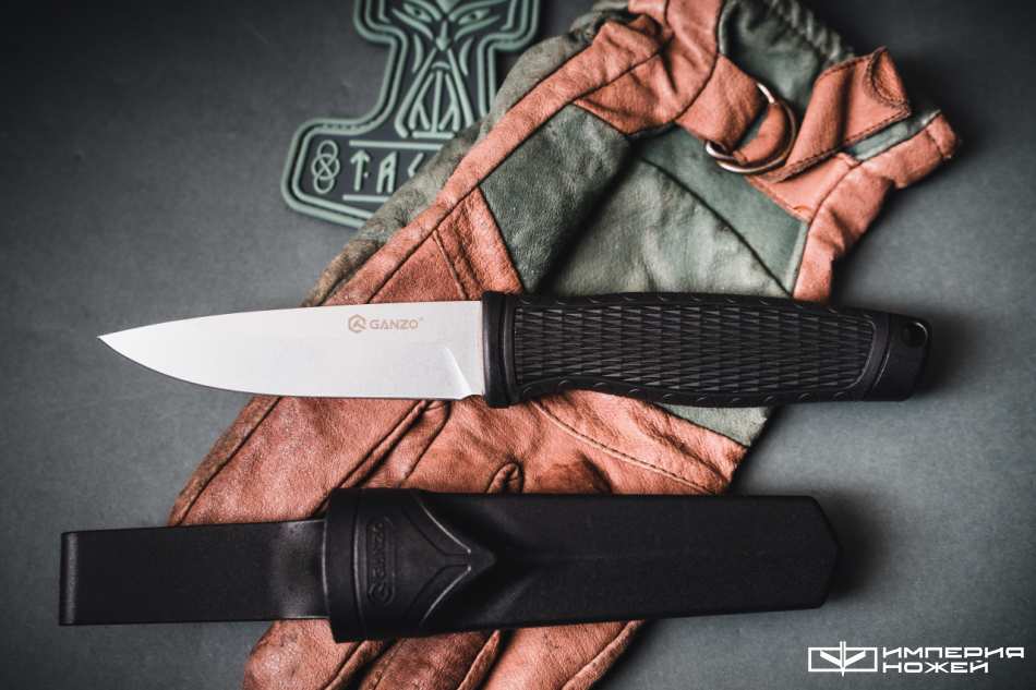 Нож с фиксированным клинком G806 Черный – Ganzo