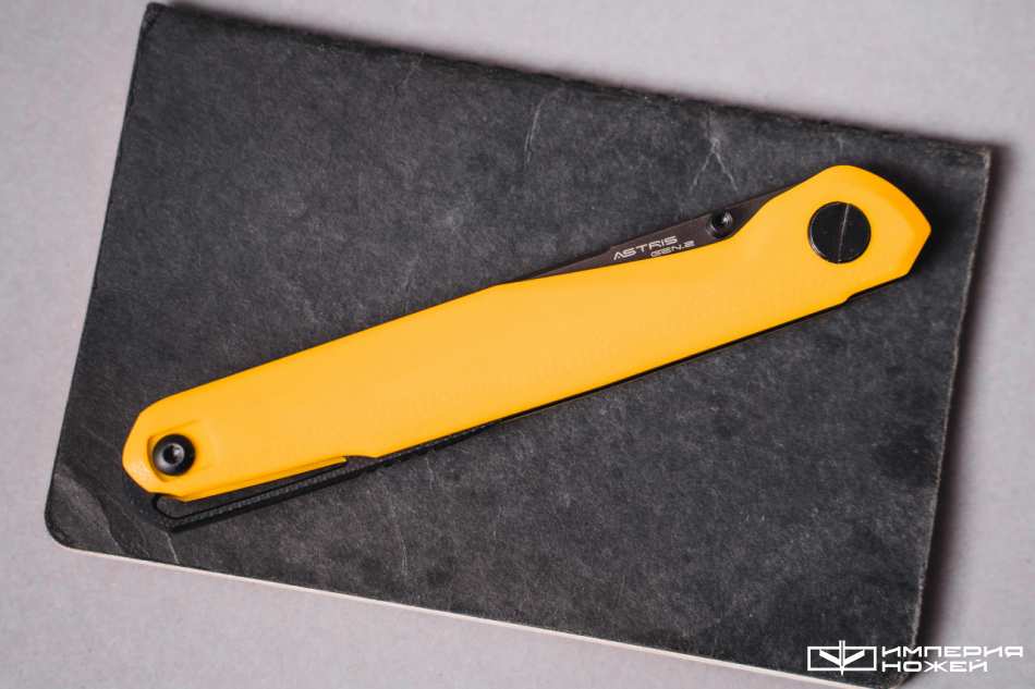 Нож складной Mr.Blade Astris Gen.2 (Black Stonewash, G10 Yellow) – Mr.Blade фото 5