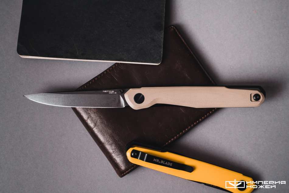 Нож складной Mr.Blade Astris Gen.2 (Black Stonewash, G10 Tan) – Mr.Blade