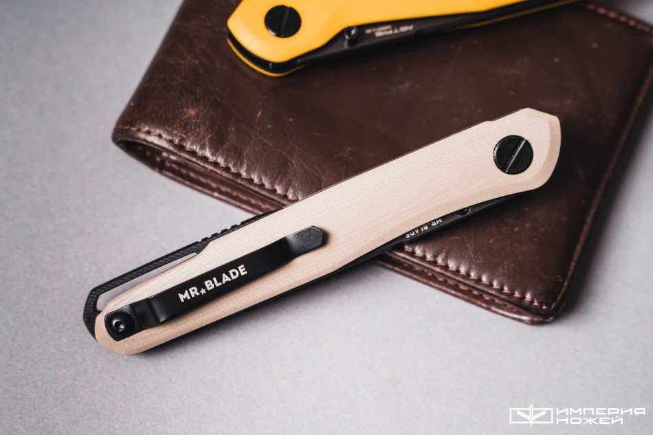 Нож складной Mr.Blade Astris Gen.2 (Black Stonewash, G10 Tan) – Mr.Blade фото 4