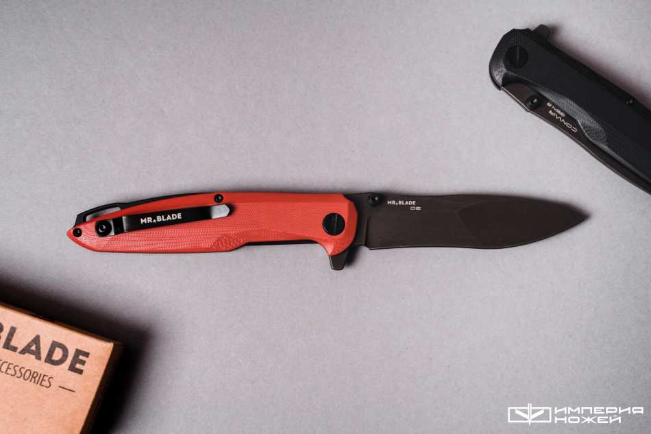 Нож складной Mr.Blade Convair Gen.2 (Black Stonewash, G10 Red) – Mr.Blade фото 2