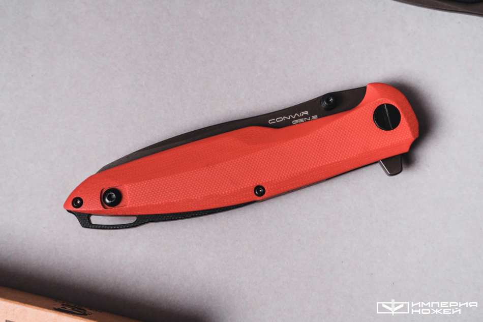 Нож складной Mr.Blade Convair Gen.2 (Black Stonewash, G10 Red) – Mr.Blade фото 3
